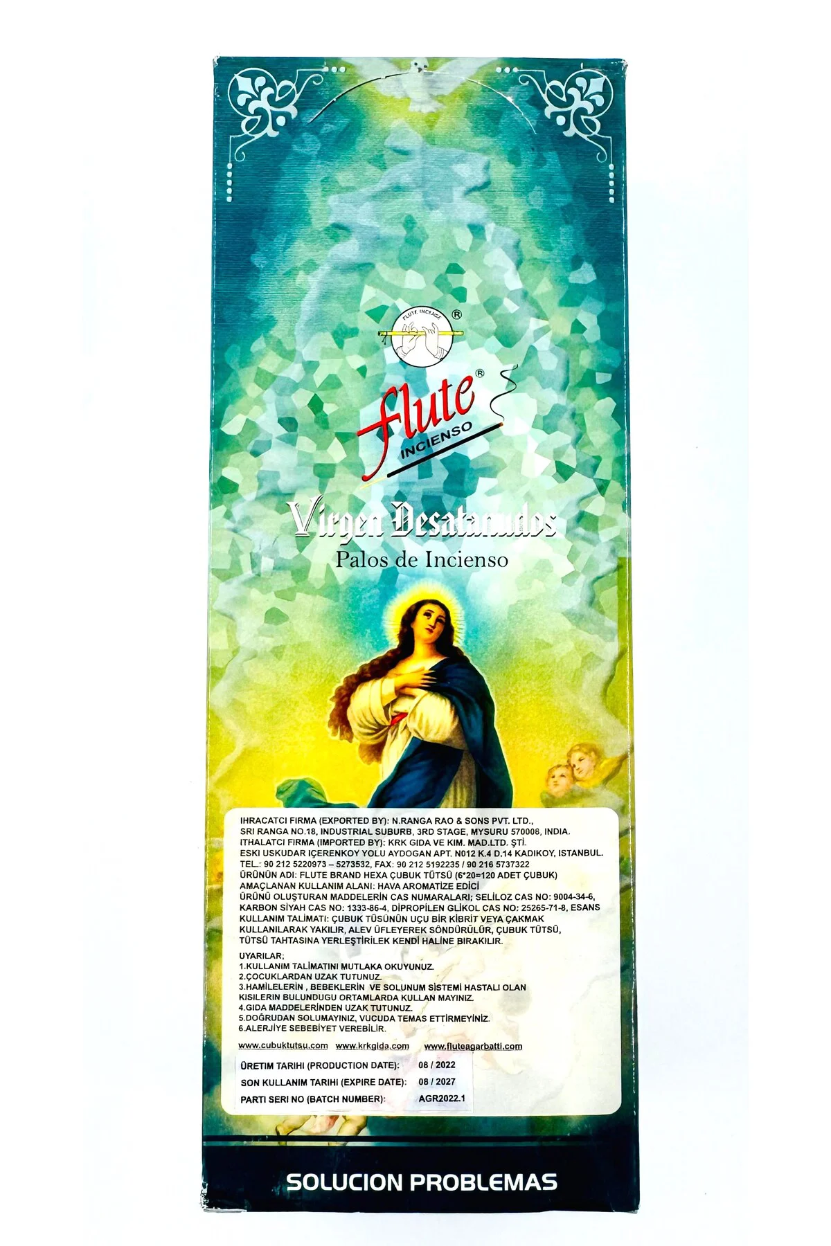 ÇUBUK TÜTSÜ (THE VIRGIN MARY) HEXA 1 ADET=20 ÇUBUK