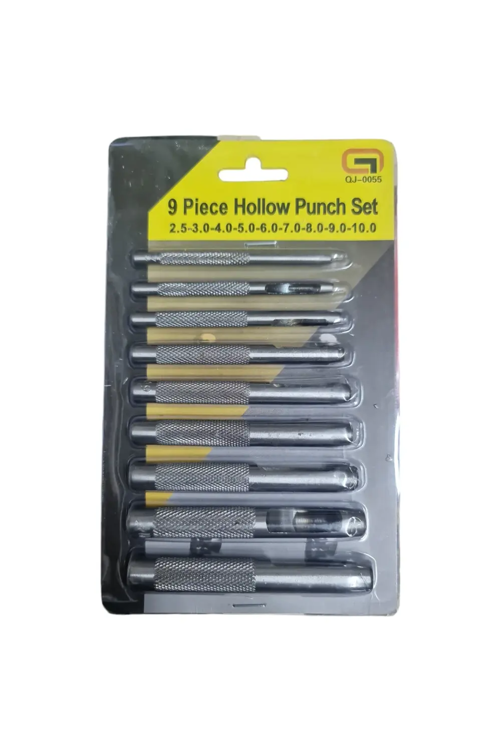 Tuhafiyecimiz Çubuk Zımba , Delici, Padova. 9 Adet İçi Boş Zımba Seti. 2.5Mm'de