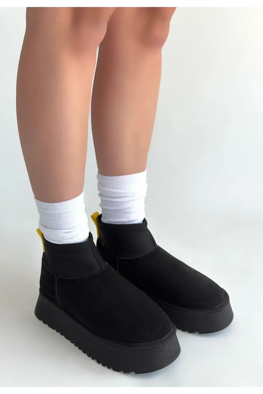 Cuen Siyah Süet Bot