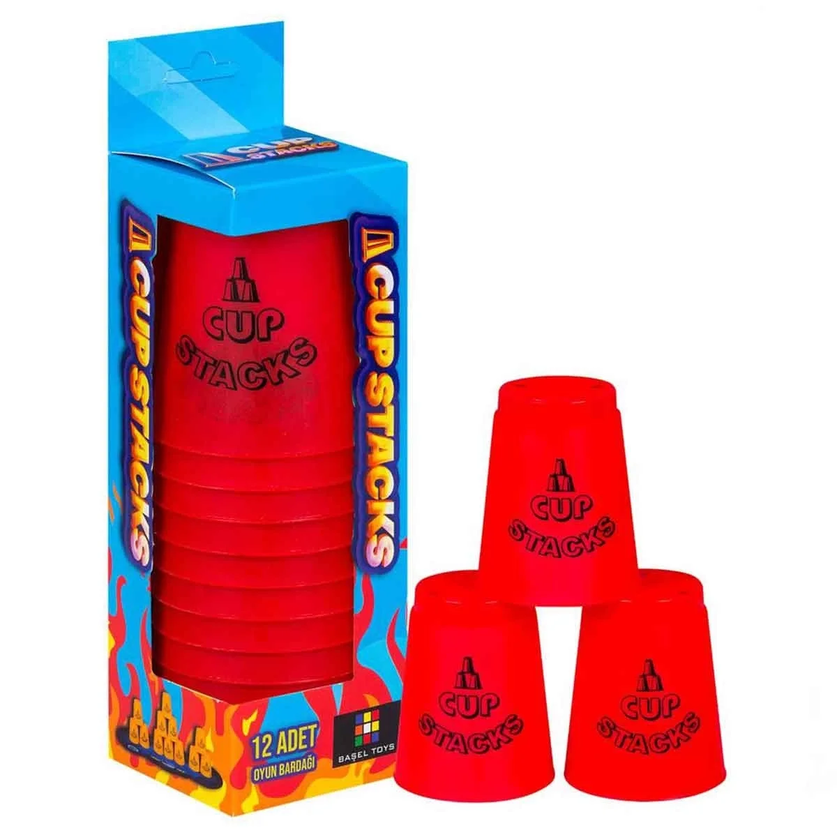 Cup Stacks Bardak Oyunu - 2008BŞL  - Stokta Olan Renk Gönderilir
