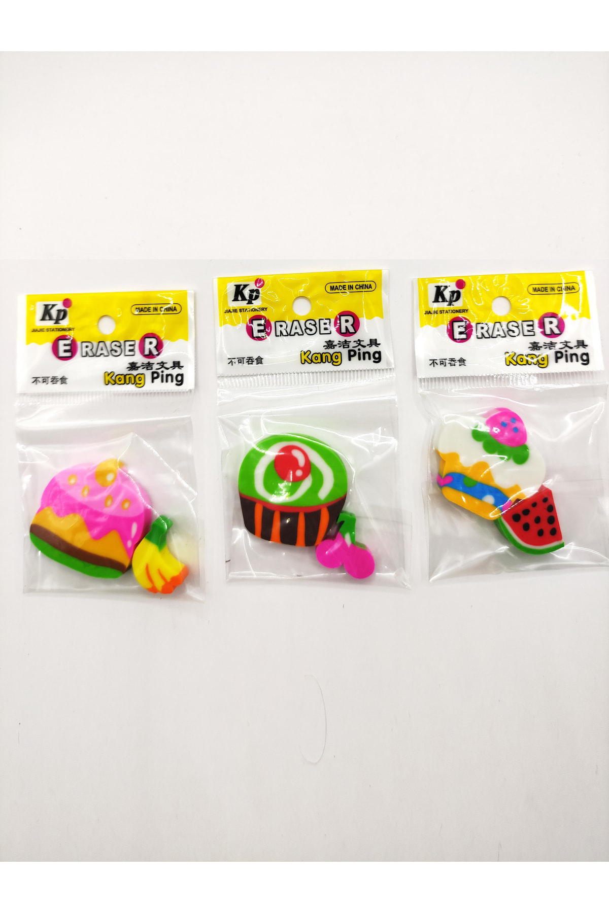 Limmy Cupcake Kek Meyveli Desenli Silgi - 1 Adet