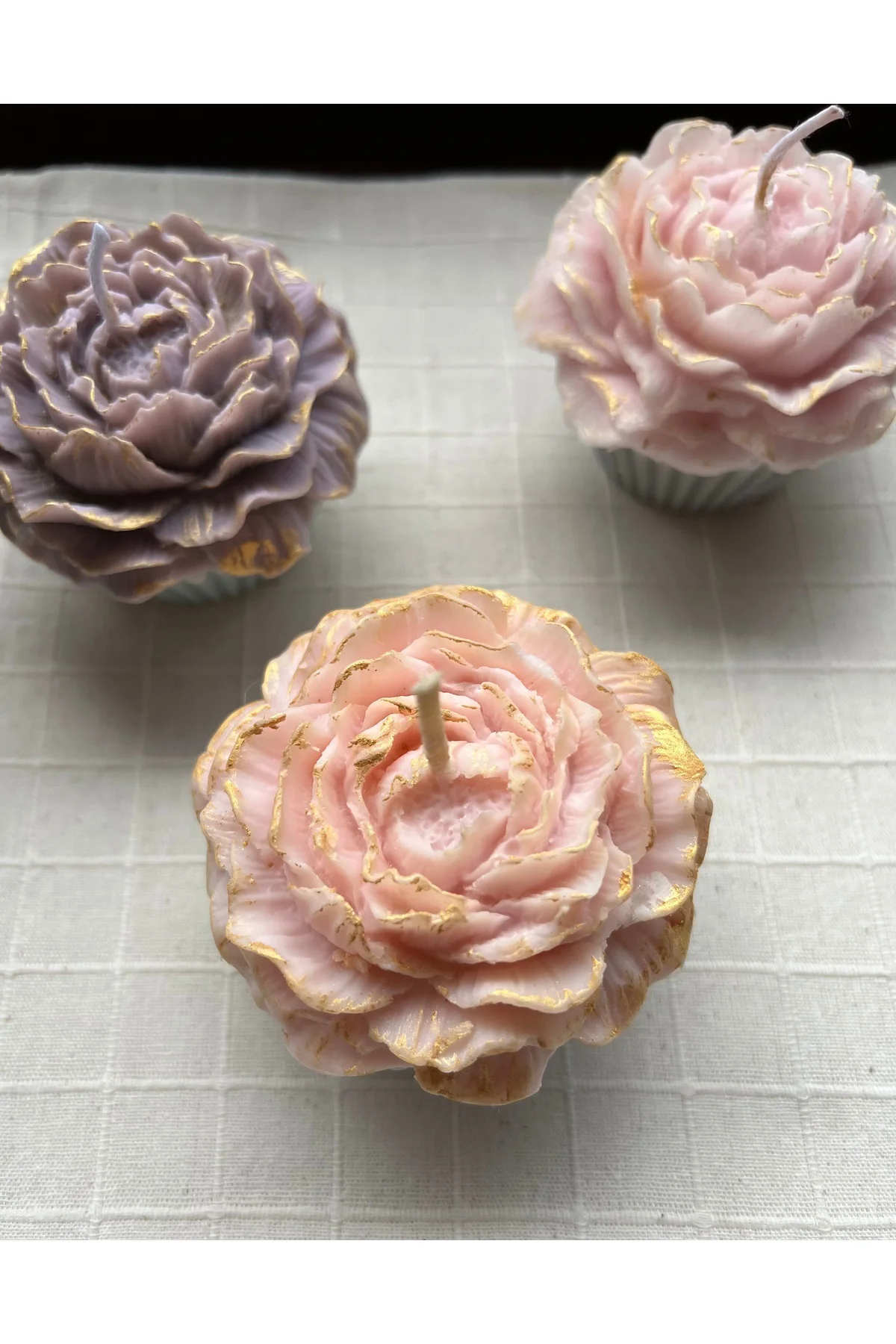 Cupcake Şekilli Mum 120gr Organik Soya %100 Vegan