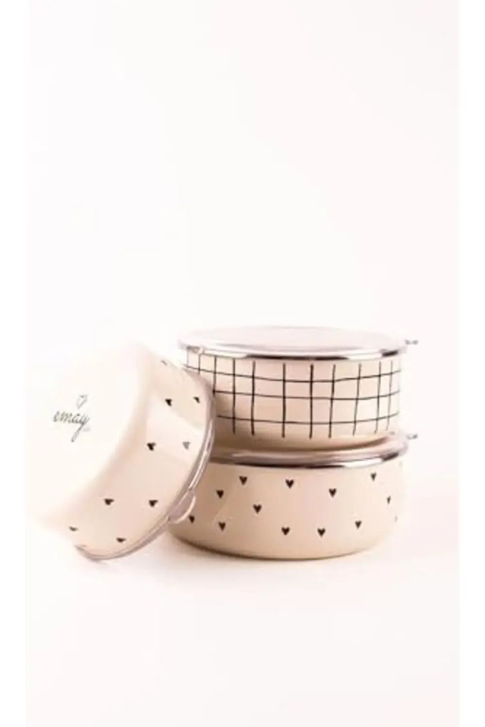 Cupid Vakum Kapaklı Saklama Kabı Seti (Ocaklarda Kullanılabilir)