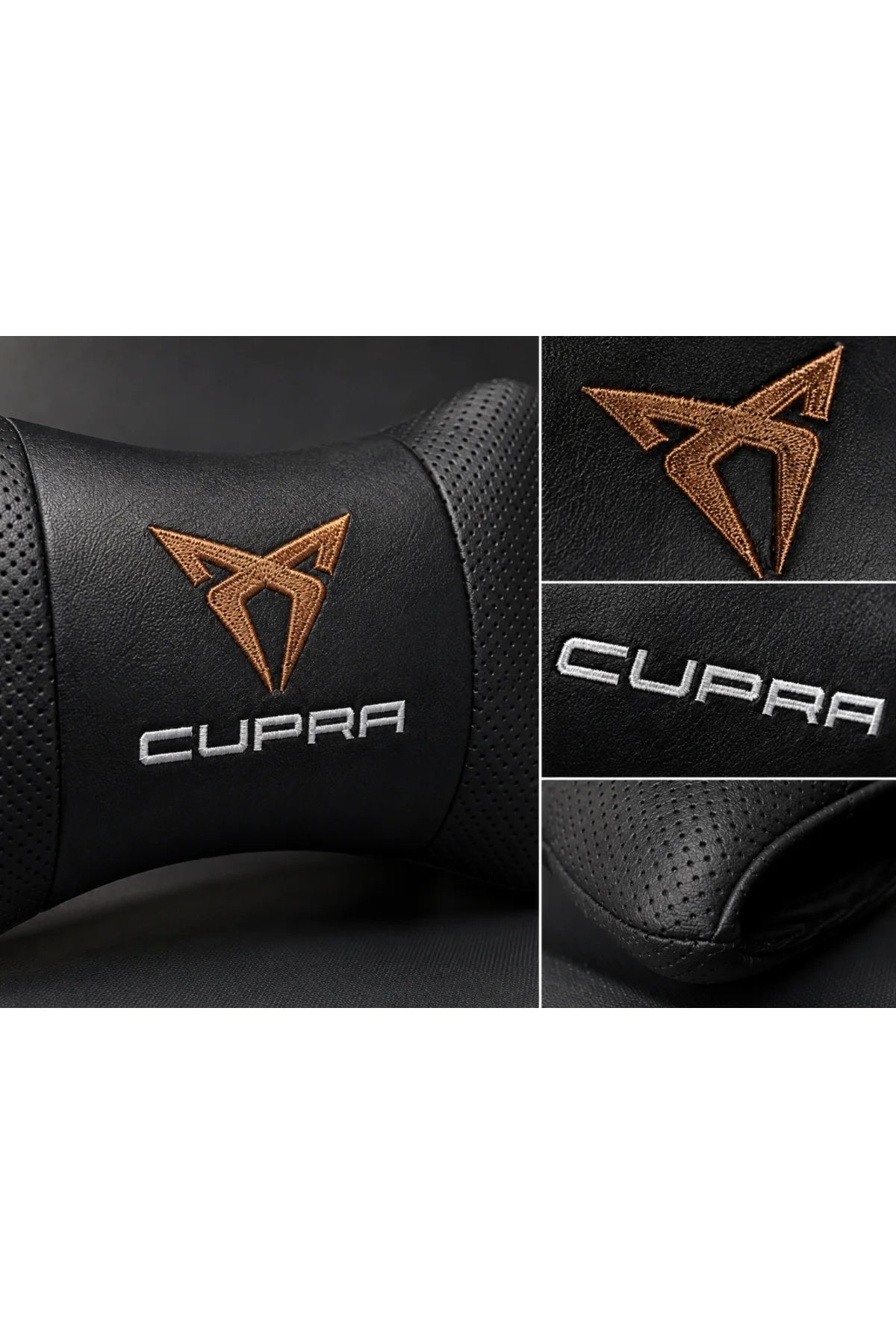 Cupra Bronz Logo Boyun Yastığı 2 adet Ekstra Yumuşak - Görsel 2
