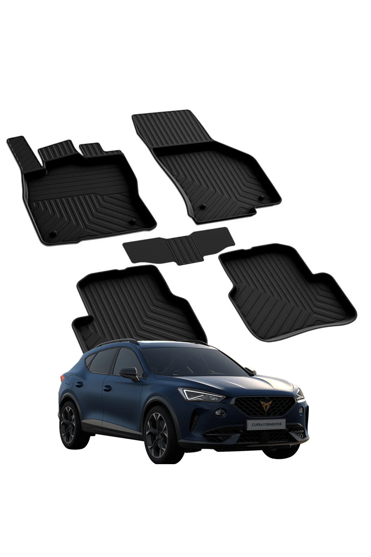 CUPRA FORMENTOR SERİSİ 2020-2024  Model Yılları İçin Uyumlu Yeo 4D Paspas Takımı