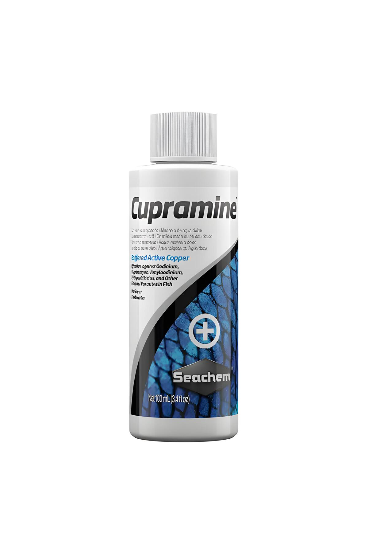 Seachem Cupramine 100 Ml Dış Parazit İlaçı