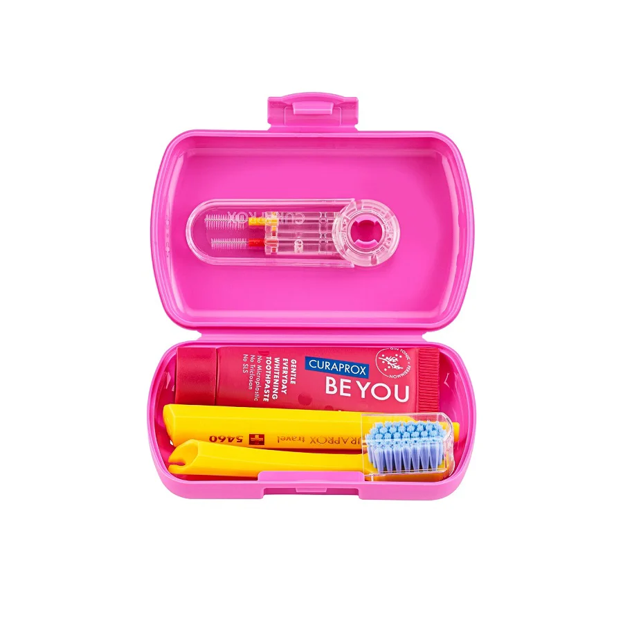 Curaprox Be You Travel Set Pembe Curaprox Be You Travel Set Pembe