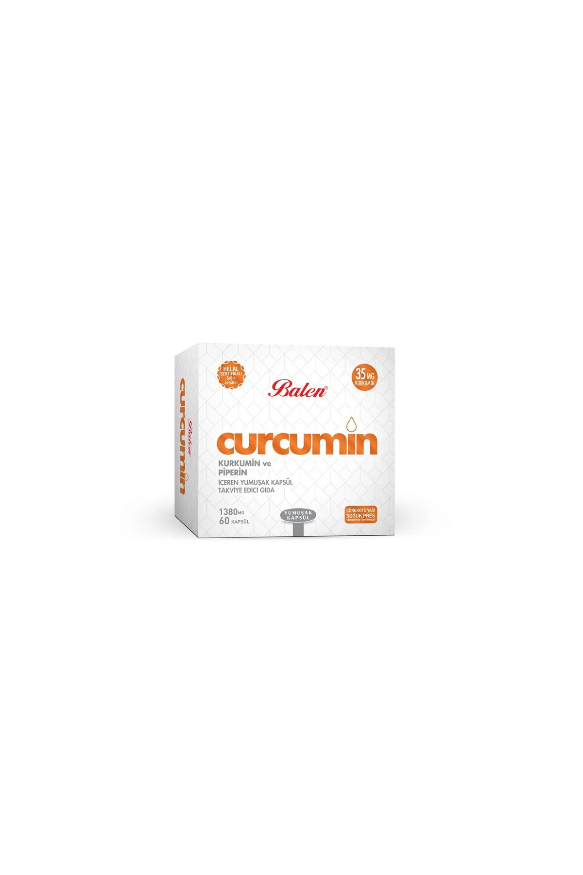 CURCUMİN KURKUMİN VE PİPERİN YUM.KAPSÜL.1380 MG*60