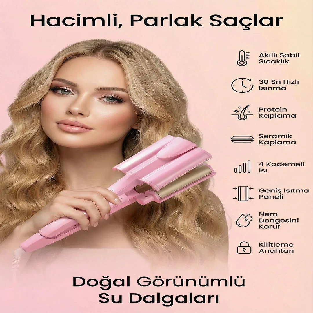 Curlıng Wag Saç Cihazı — Eşsiz Bukleler, Profesyonel Sonuçlar Fiyatı, Yorumları ve Özellikleri