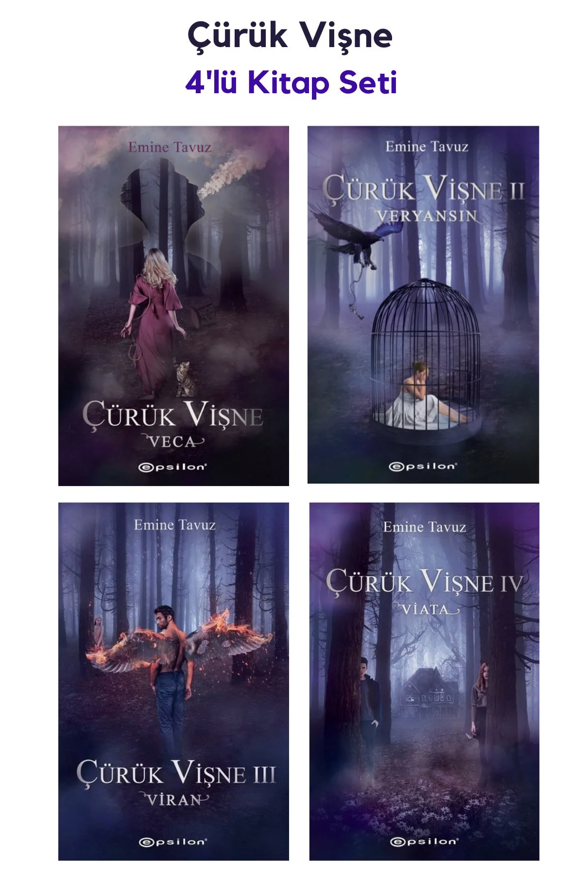 Çürük Vişne 4'lü Kitap Set Çürük Vişne 4'lü Kitap Set