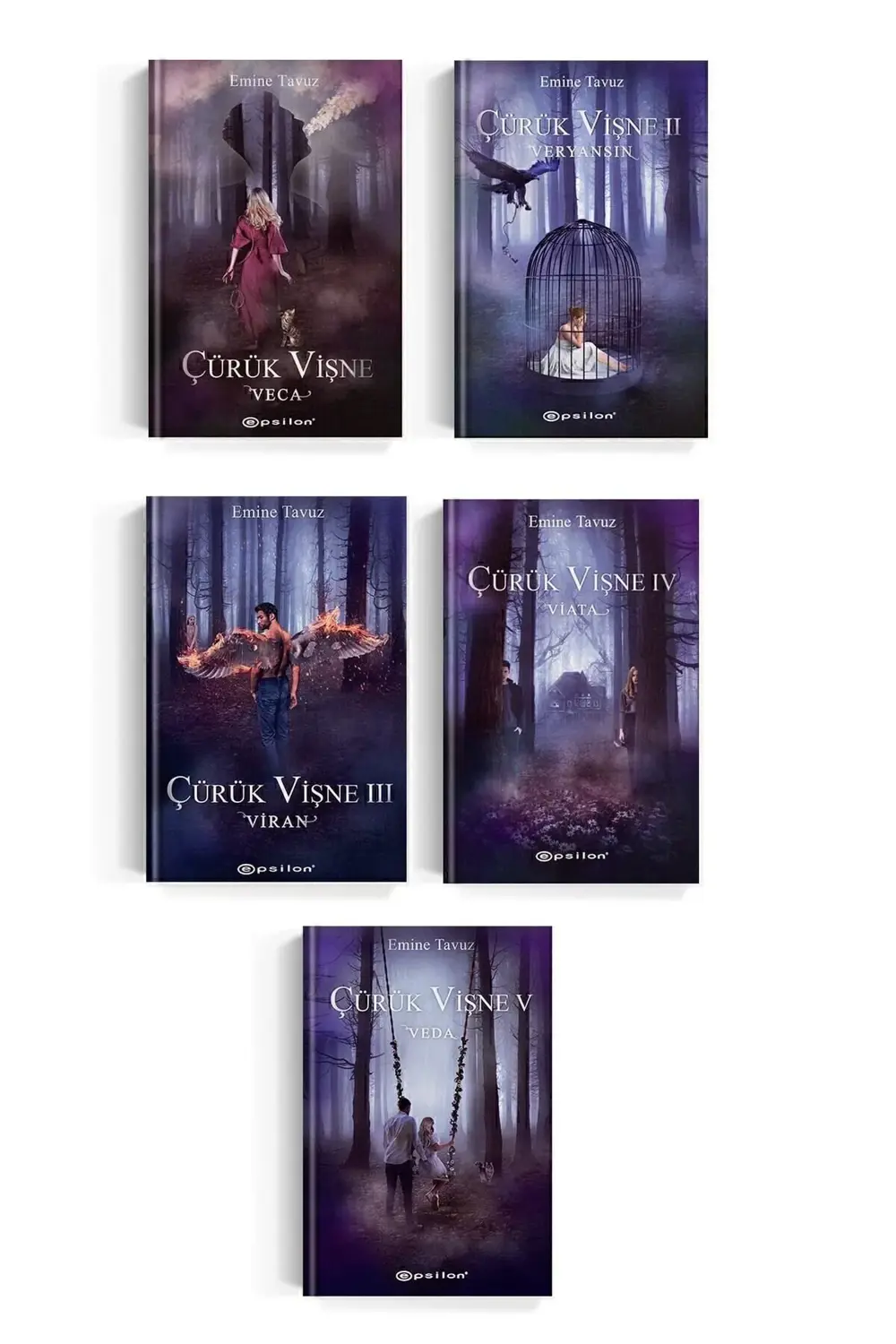 Çürük Vişne 5 Kitaplık Set Emine Tavuz