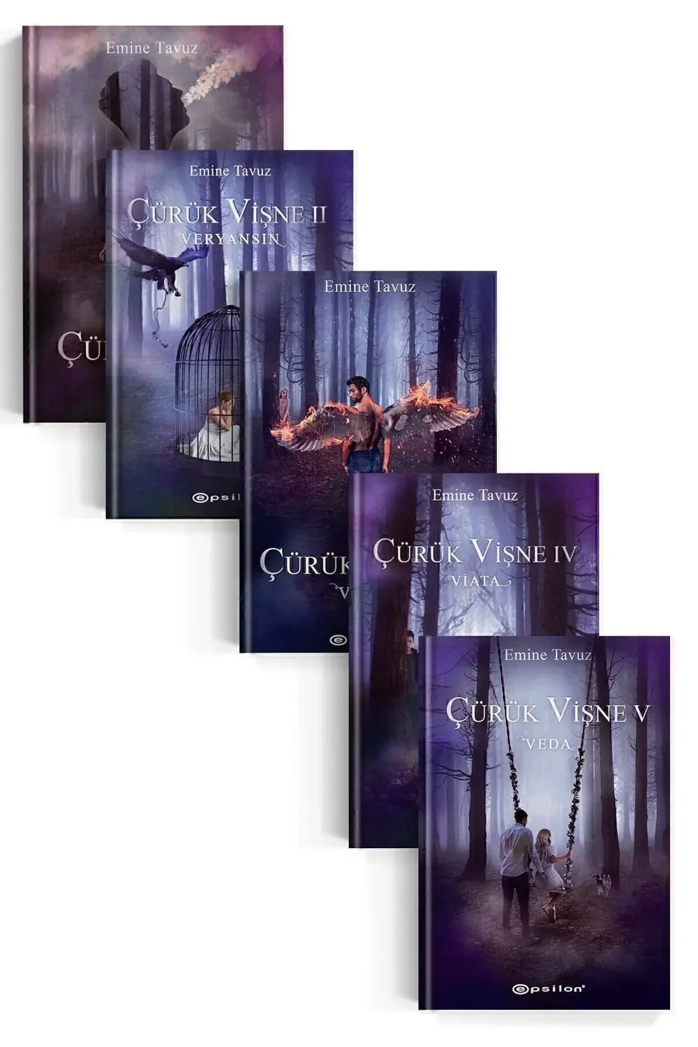 Çürük Vişne 5 Kitaplık Set Emine Tavuz