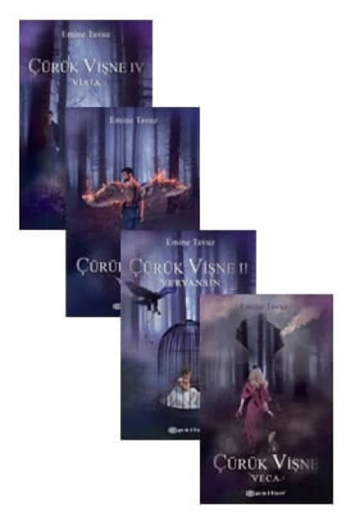 Çürük Vişne Serisi 4 Kitap Set Emine Tavuz