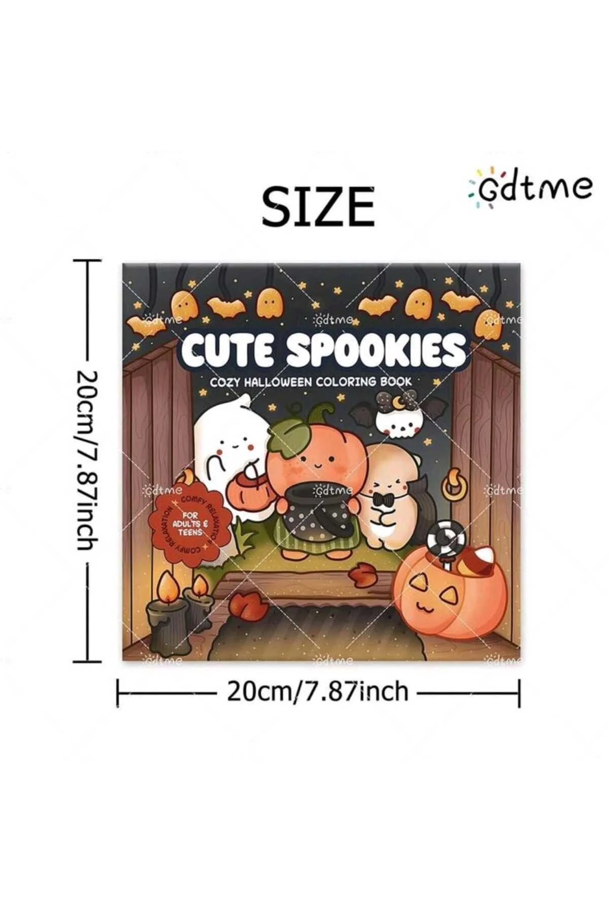 Cute Spookies Boyama Kitabı