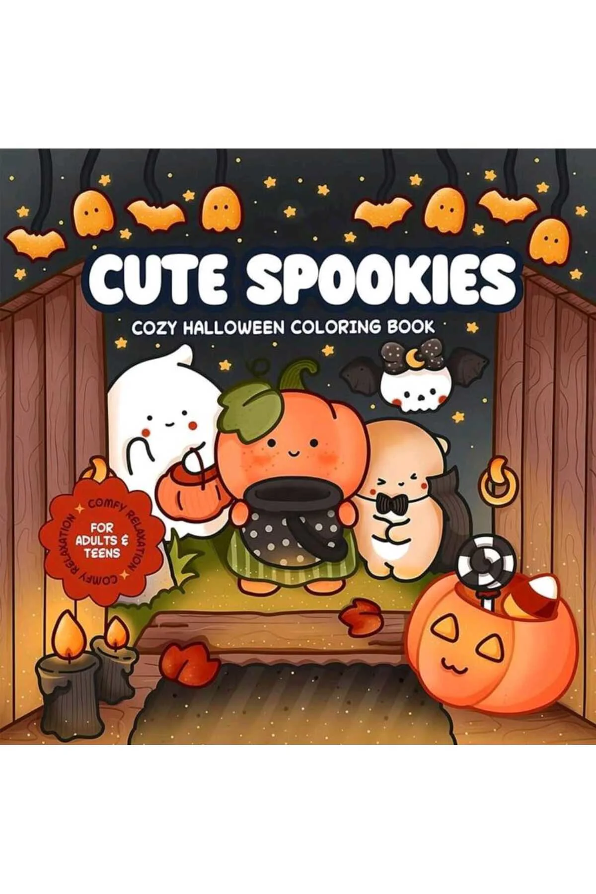 Cute Spookies Boyama Kitabı