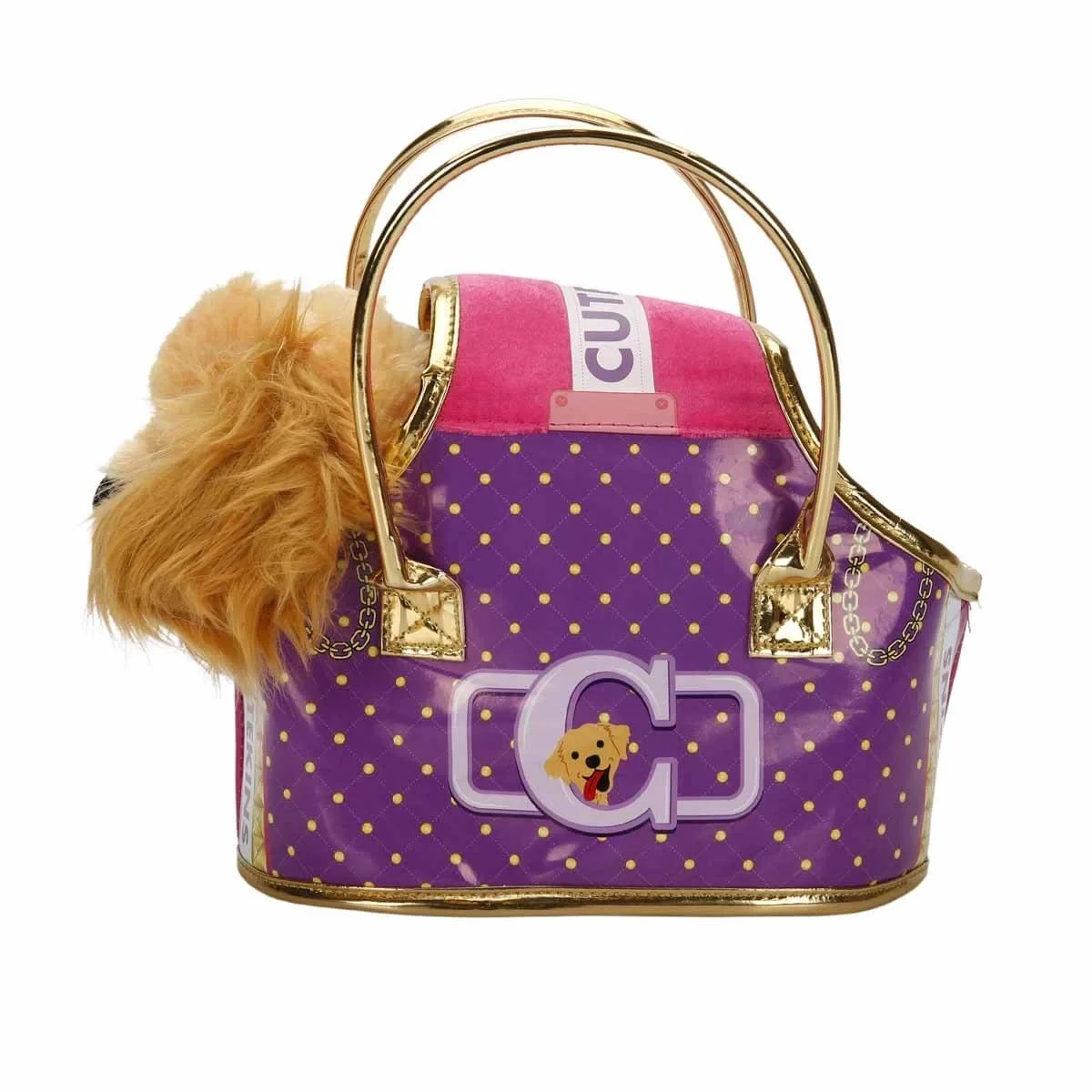 Cutekins Taşıma Çantalı Peluş Köpek - S00050585