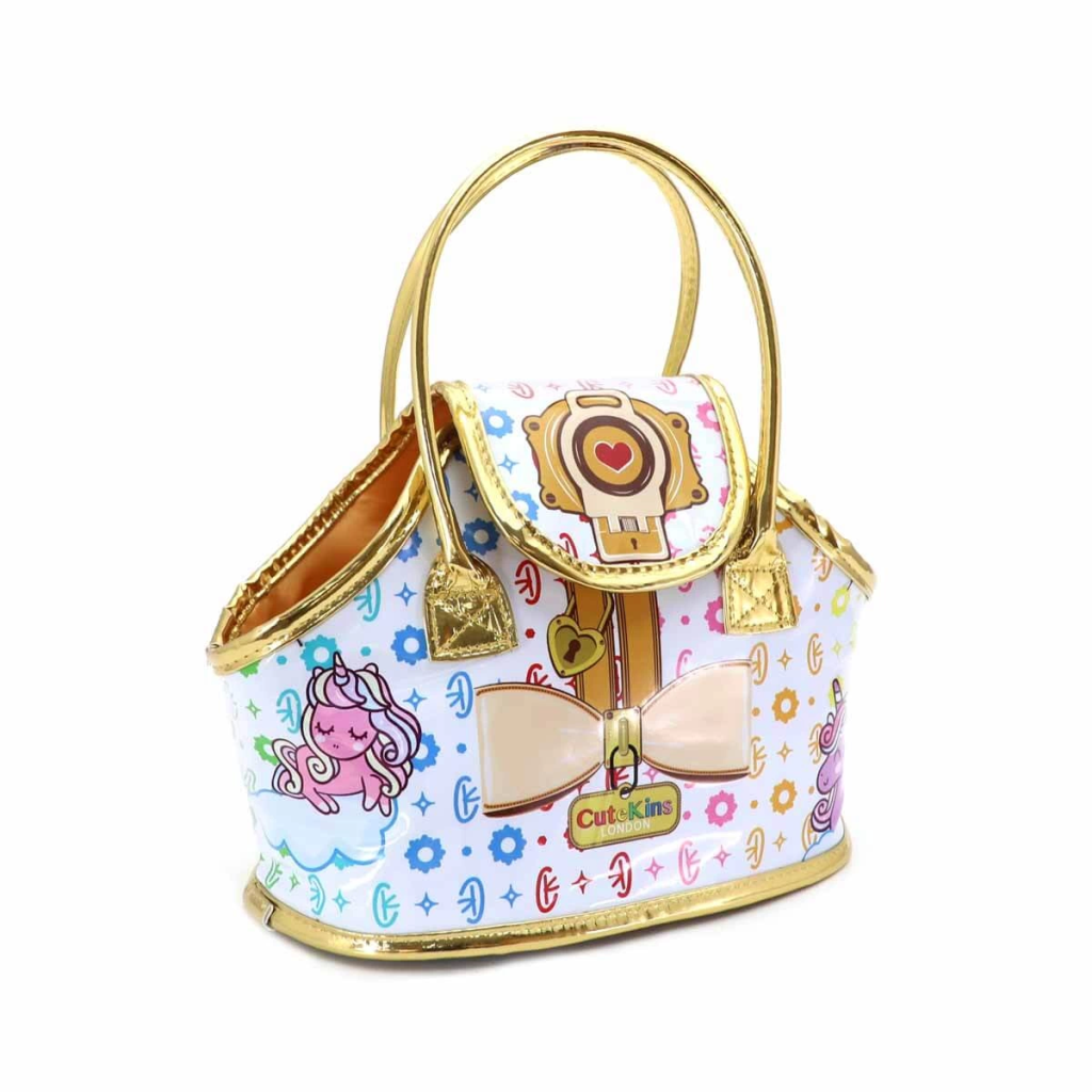 Cutekins Taşıma Çantalı Peluş Unicorn Lou Lou Cutekins Taşıma Çantalı Peluş Unicorn Lou Lou