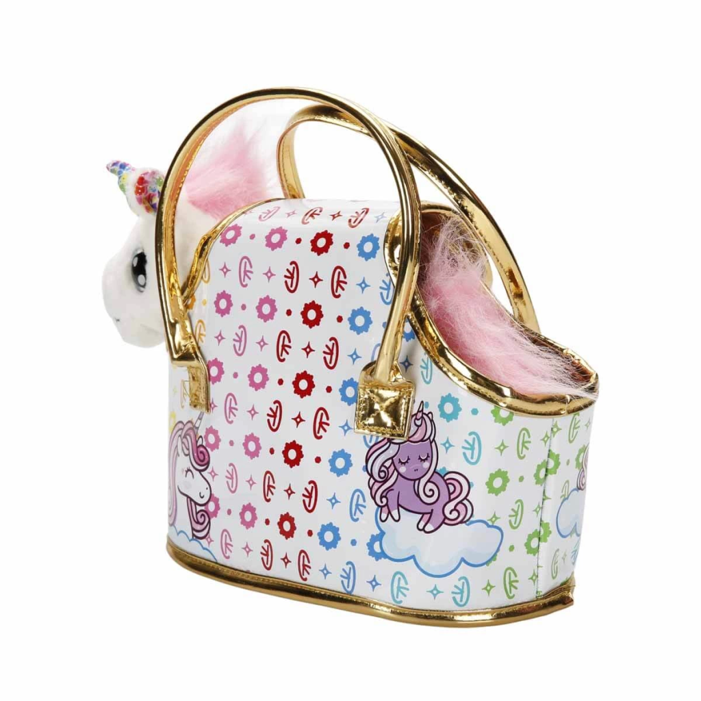 Cutekins Taşıma Çantalı Peluş Unicorn Lou Lou Cutekins Taşıma Çantalı Peluş Unicorn Lou Lou