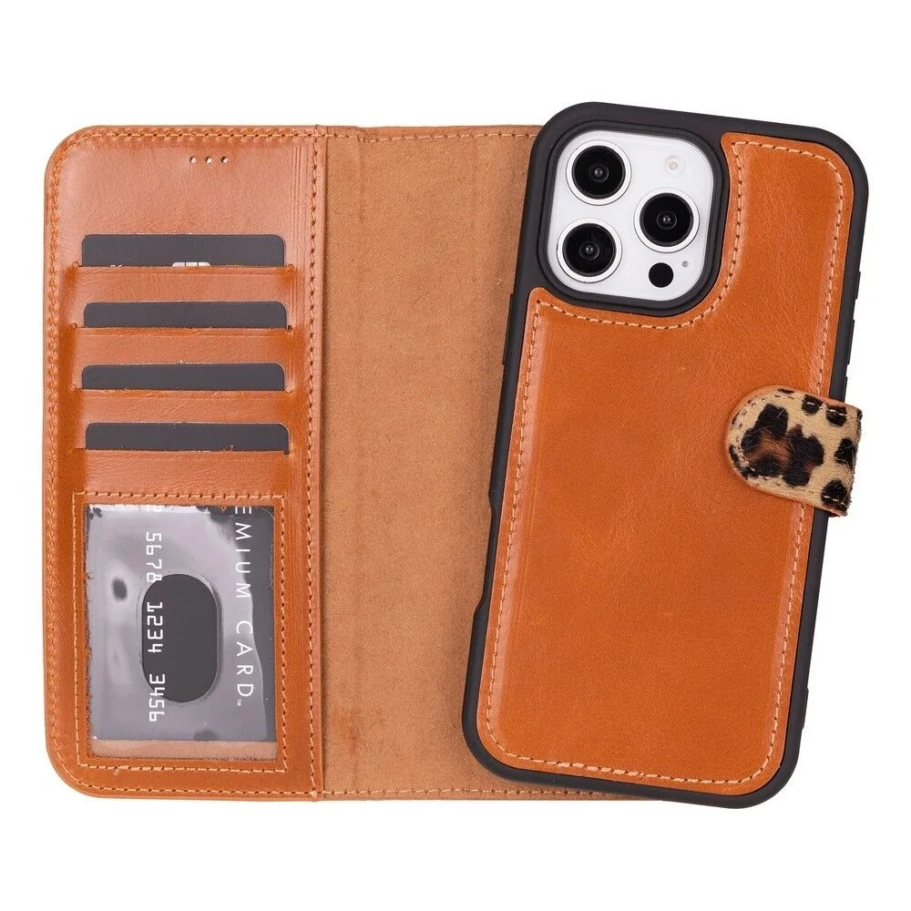 Cüzdan Taşıma Derdi Olmadan – iPhone 16 Pro Max Uyumlu Hakiki Deri El Yapımı Kart Yuvalı Kılıf (Leopar Desenli) Cüzdan Taşıma Derdi Olmadan – iPhone 16 Pro Max Uyumlu Hakiki Deri El Yapımı Kart Yuvalı Kılıf (Leopar Desenli)
