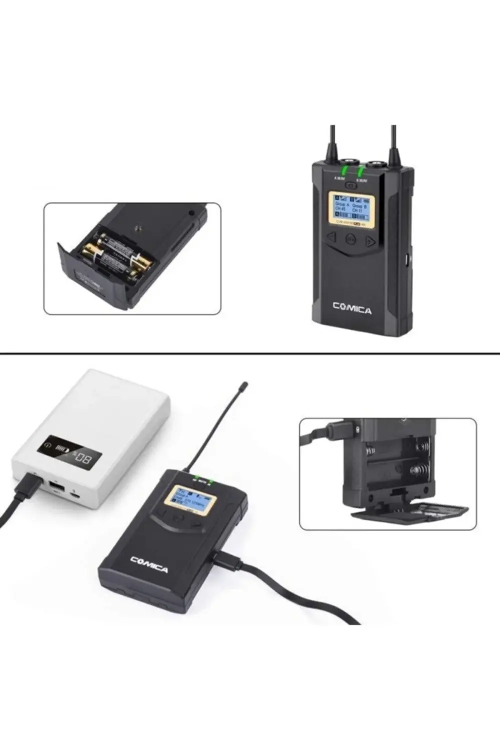 Cvm-wm100 Plus Çift Kişilik Yaka Mikrofonu