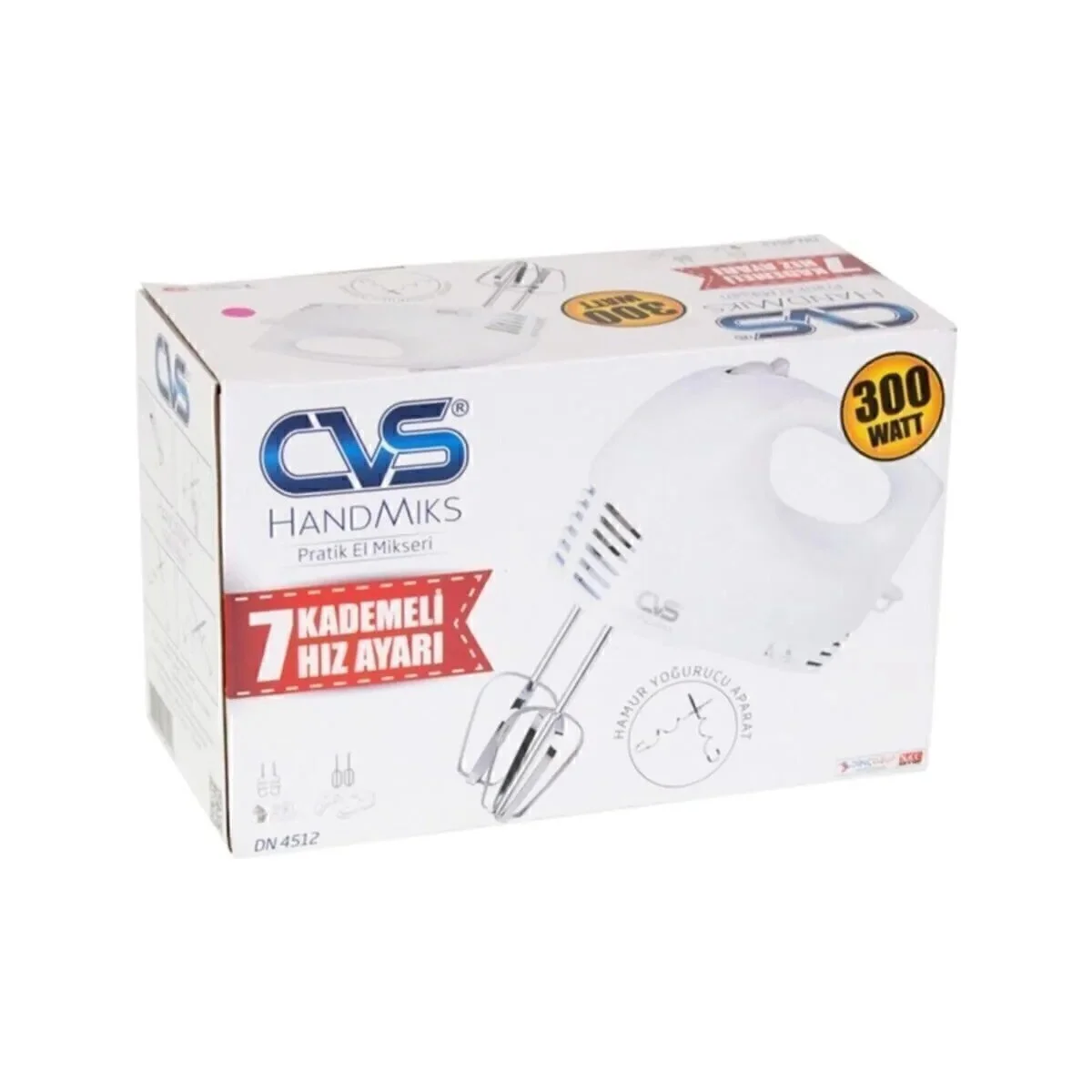 CVS DN 4512 HandMiks El Mikseri 7 Kademe Beyaz