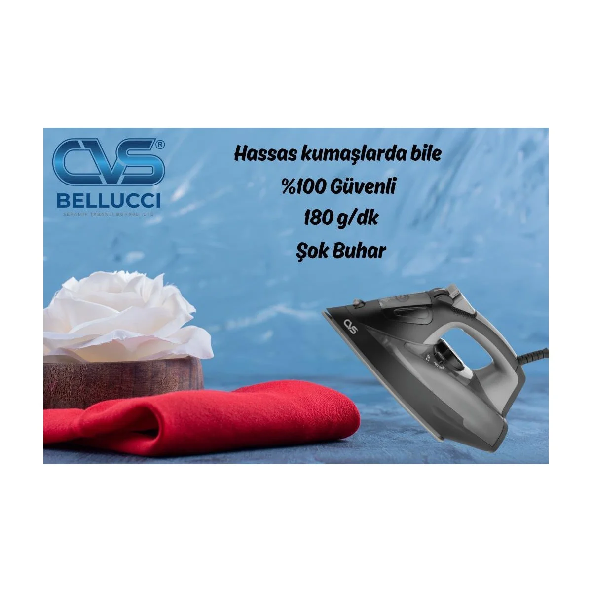 Cvs Dn 5480 Bellucci Seramik 2600 Watt Ütü Cvs Dn 5480 Bellucci Seramik 2600 Watt Ütü