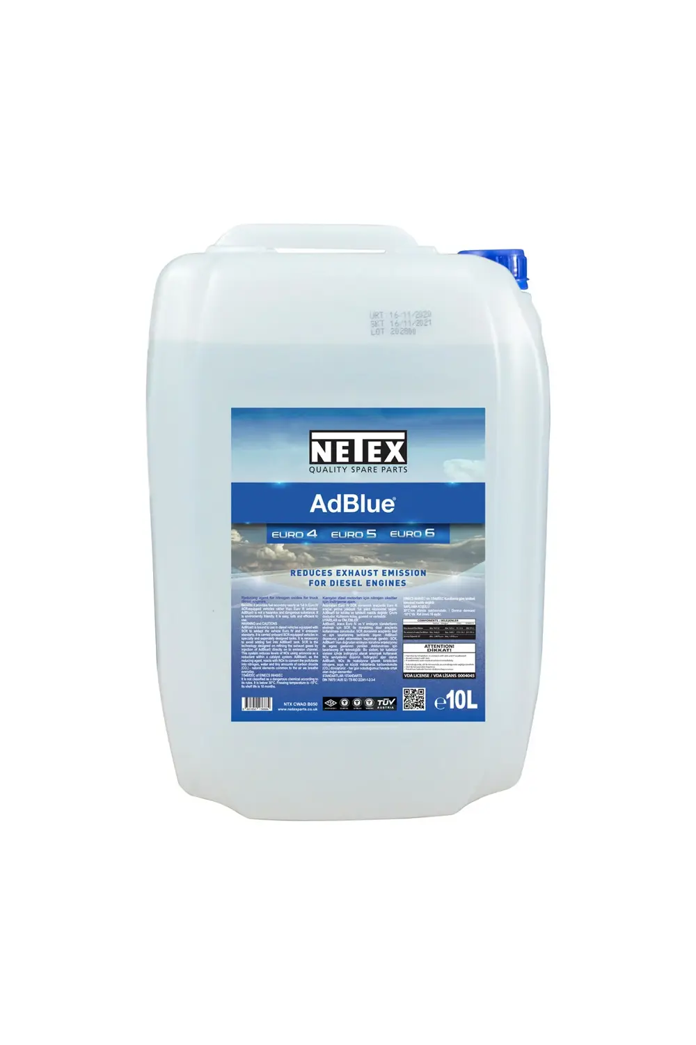 CWAD B180 ADBLUE KATALİTİK VE KONVEKTOR TEMİZLEME SIVISI (10 LT)