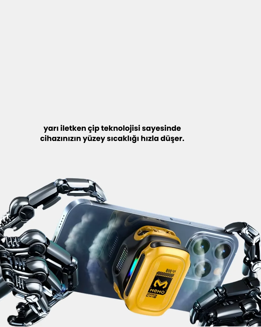 CX12 Telefon Soğutucu TEC Yarı İletken Hızlı Soğutma ve Yüksek Performanslı Fiyatı, Yorumları ve Özellikleri