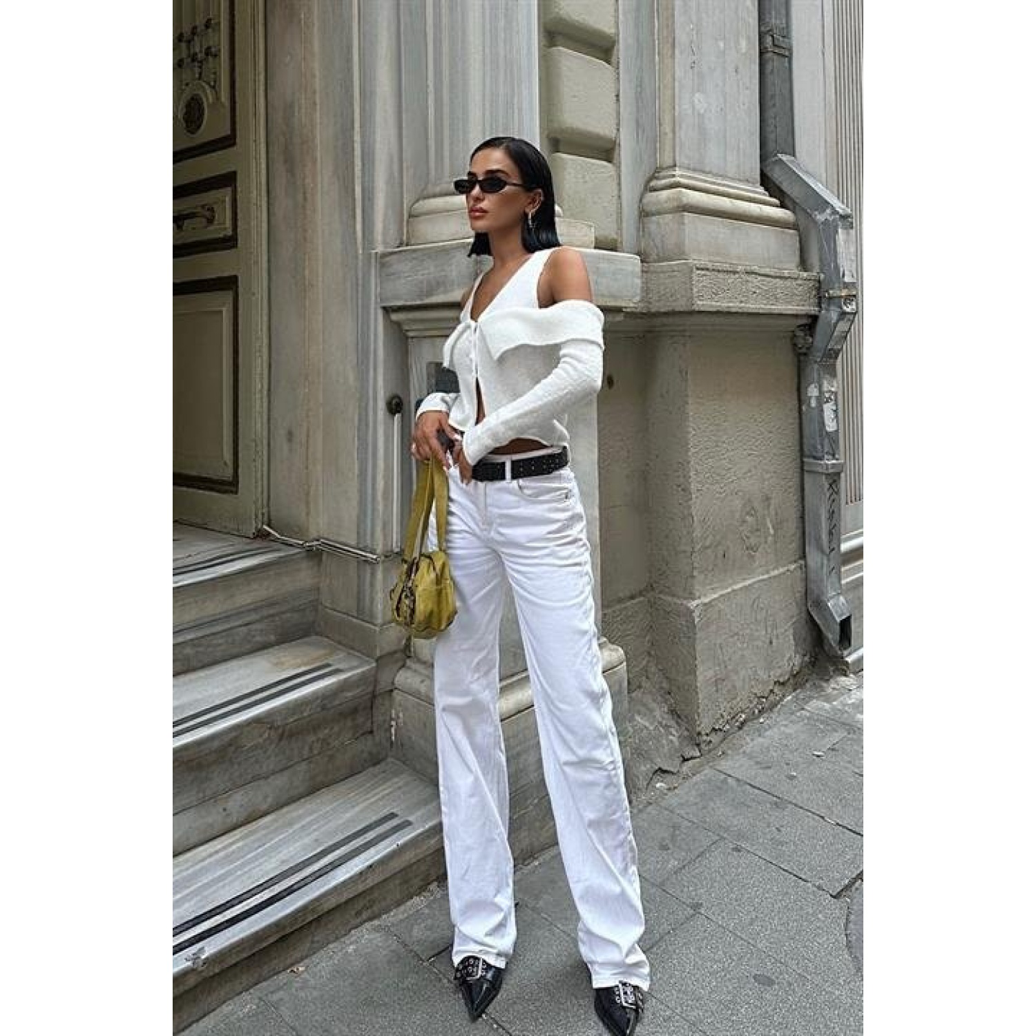 Cynthia Cut Out Triko Hırka -