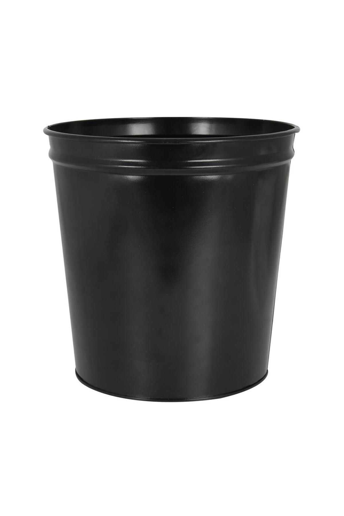 Mimaks D-1 Çöp Kovası Metal 10 L - Siyah