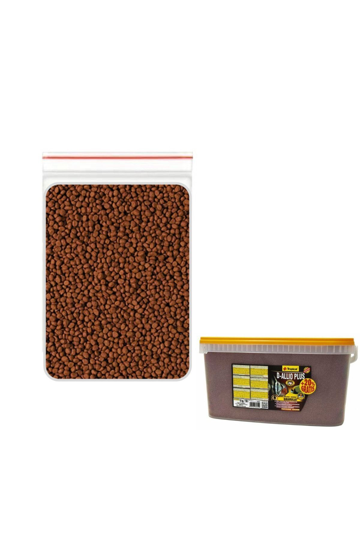 D-allio Plus Gran 100gr. Balık Yemi (AÇIK)