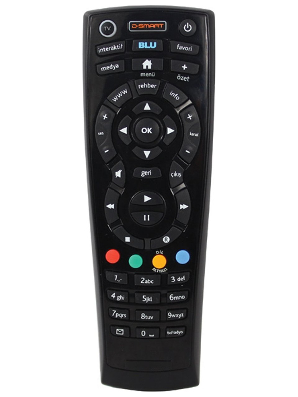 D-Smart SH0807 D-Smart Hd Blu Akıllı Uydu Alıcı Kumandası