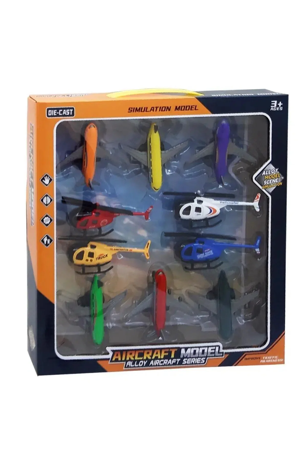 D003-4W METAL UÇAK HELİKOPTER-SMT