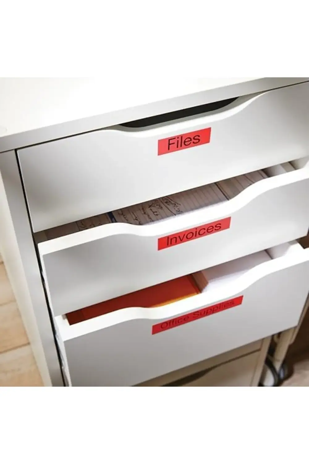 D1 Yedek Şerit, 19 mm x 7 mt, Kırmızı/Siyah (45807) 1185222