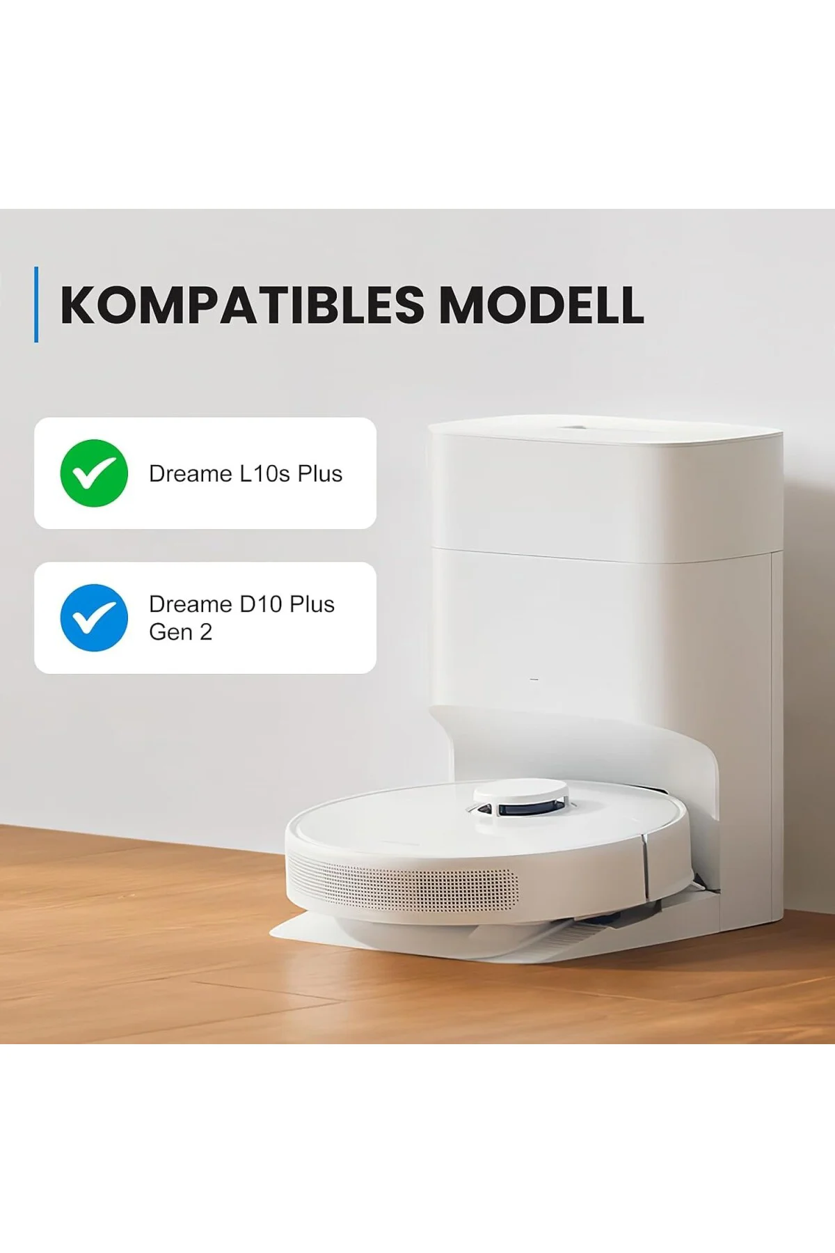 D10 Plus Gen 2 / L10s Plus Robot Süpürge için 8 Adet Toz Torbası,