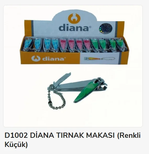 D1002   Diana Tırnak Makası (Renkli Küçük)