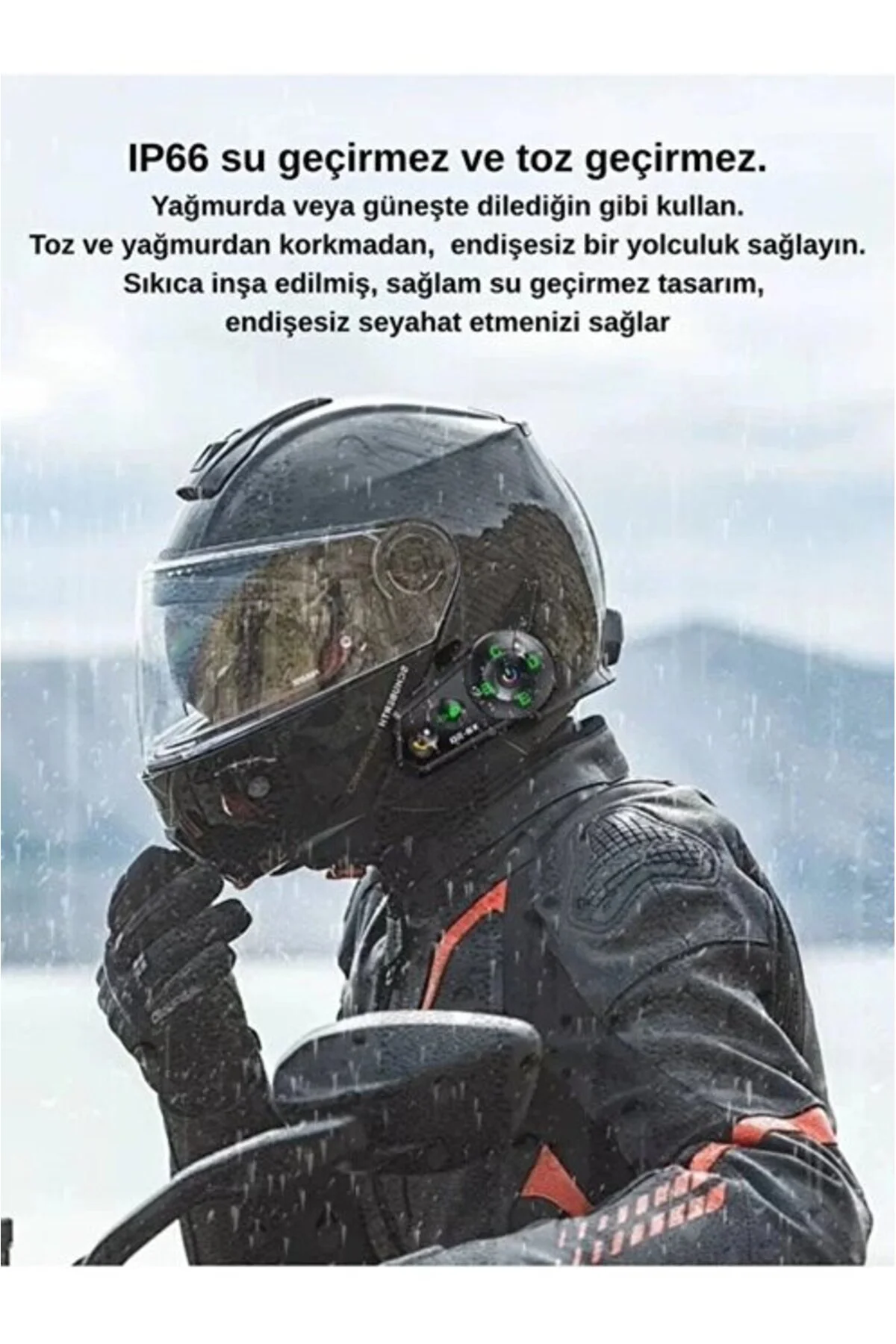 D2-6x 1000m Mesafeli 6 Kanallı İntercom Bluetooth Motosiklet Kask D2-6x 1000m Mesafeli 6 Kanallı İntercom Bluetooth Motosiklet Kask