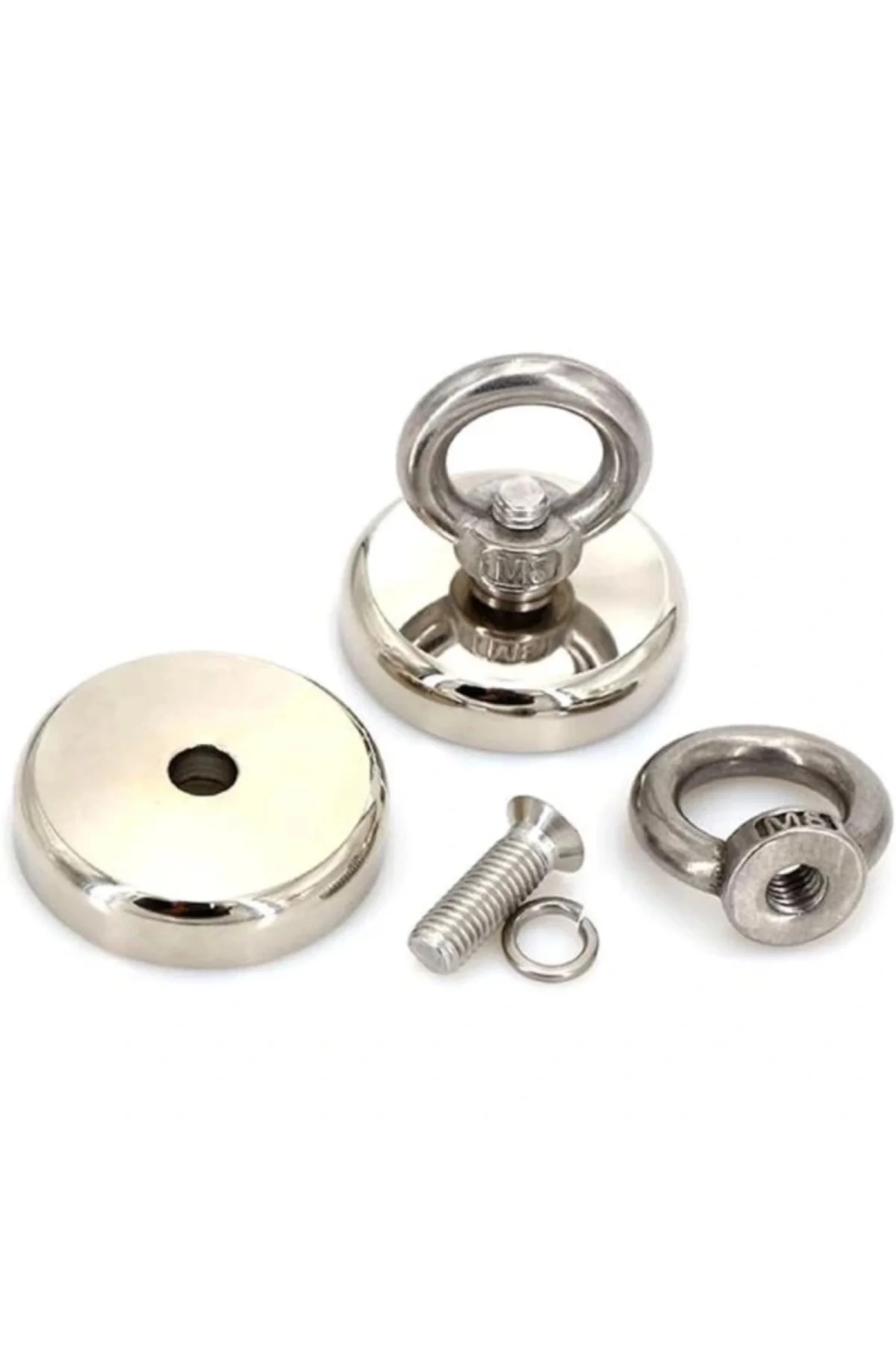 D25 19kg Fishing Magnet 25mm Askılı Güçlü Neodyum Mıknatıs