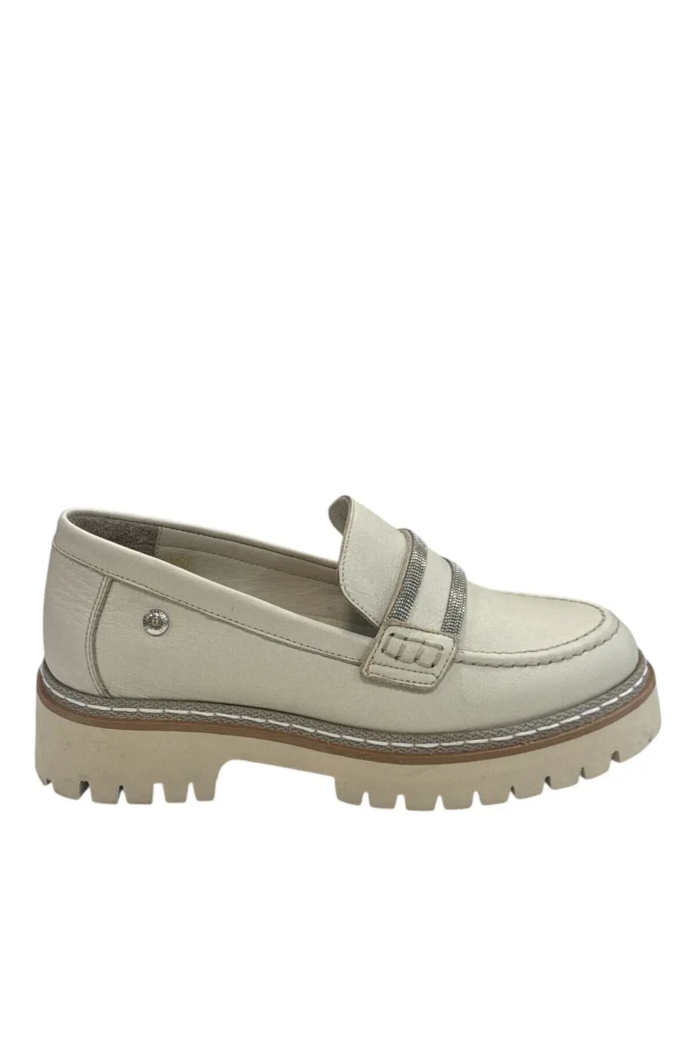 D25YA-3705 Kadın Casual Deri Loafer Ayakkabı