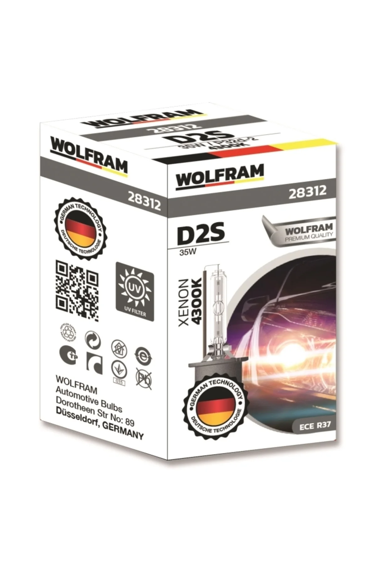 D2s 4300k Oem Xenon Far Ampulü Fazla Işık Made In Germany