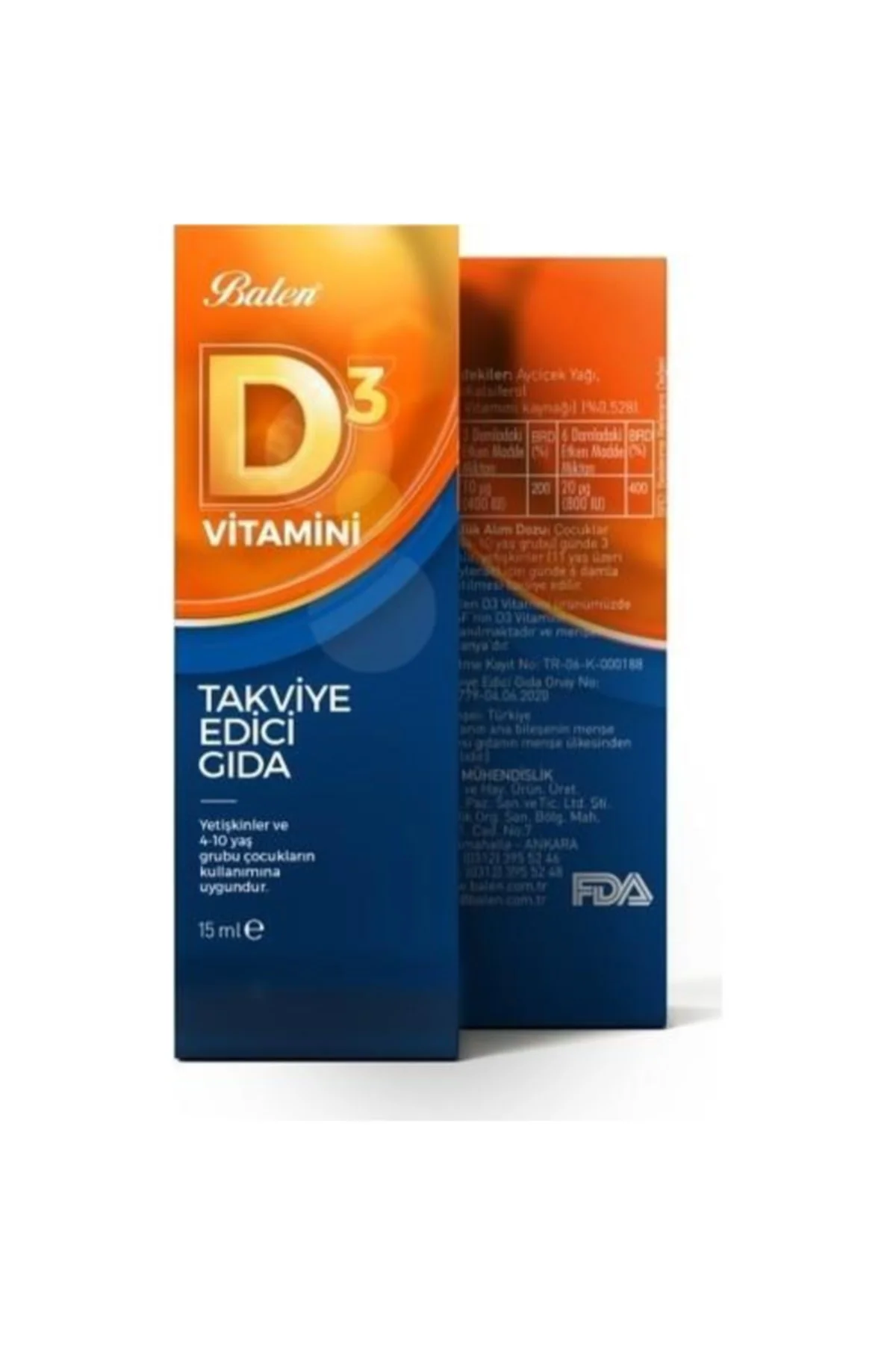 D3 Vitamini 20 Ml