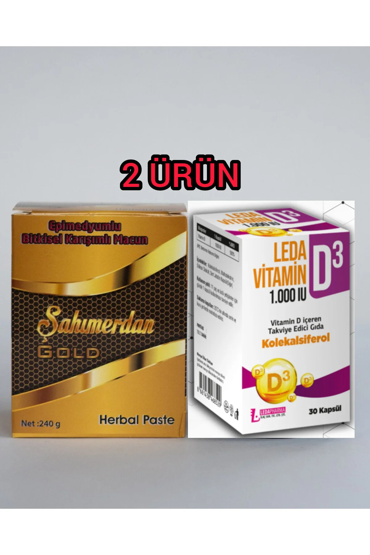 D3 VİTAMİNİ 30KP VE MACUN 240GR