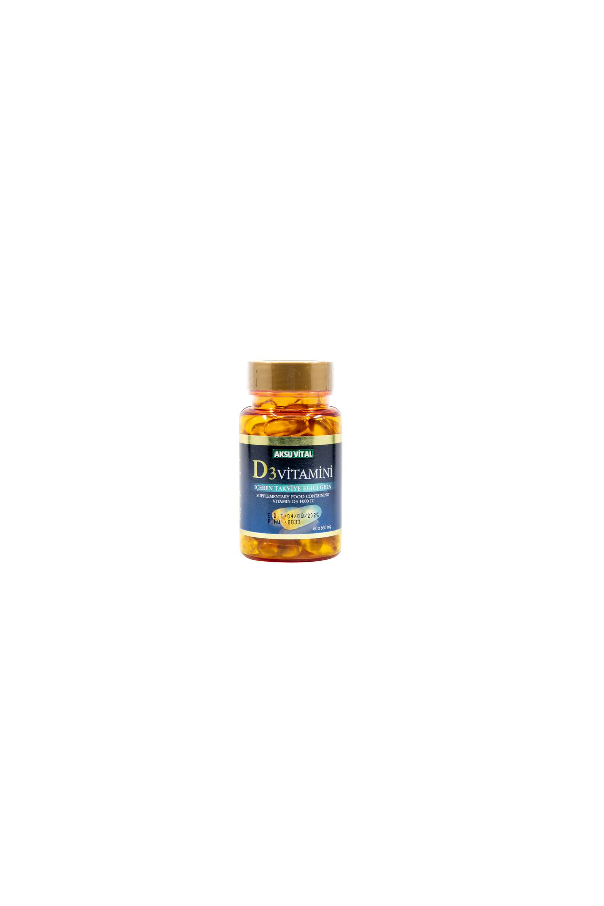 Aksuvital D3 Vitamini 60 Softjel