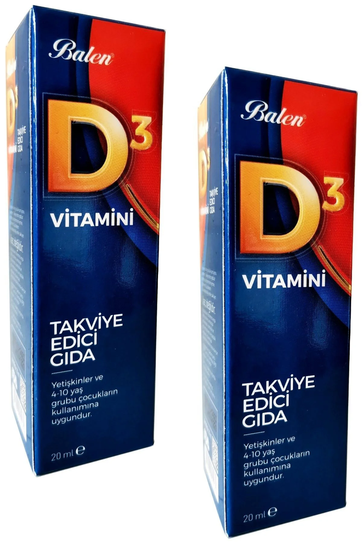 D3 Vitamini Sıvı Takviye Edici Gıda 20 ml X 2 Adet