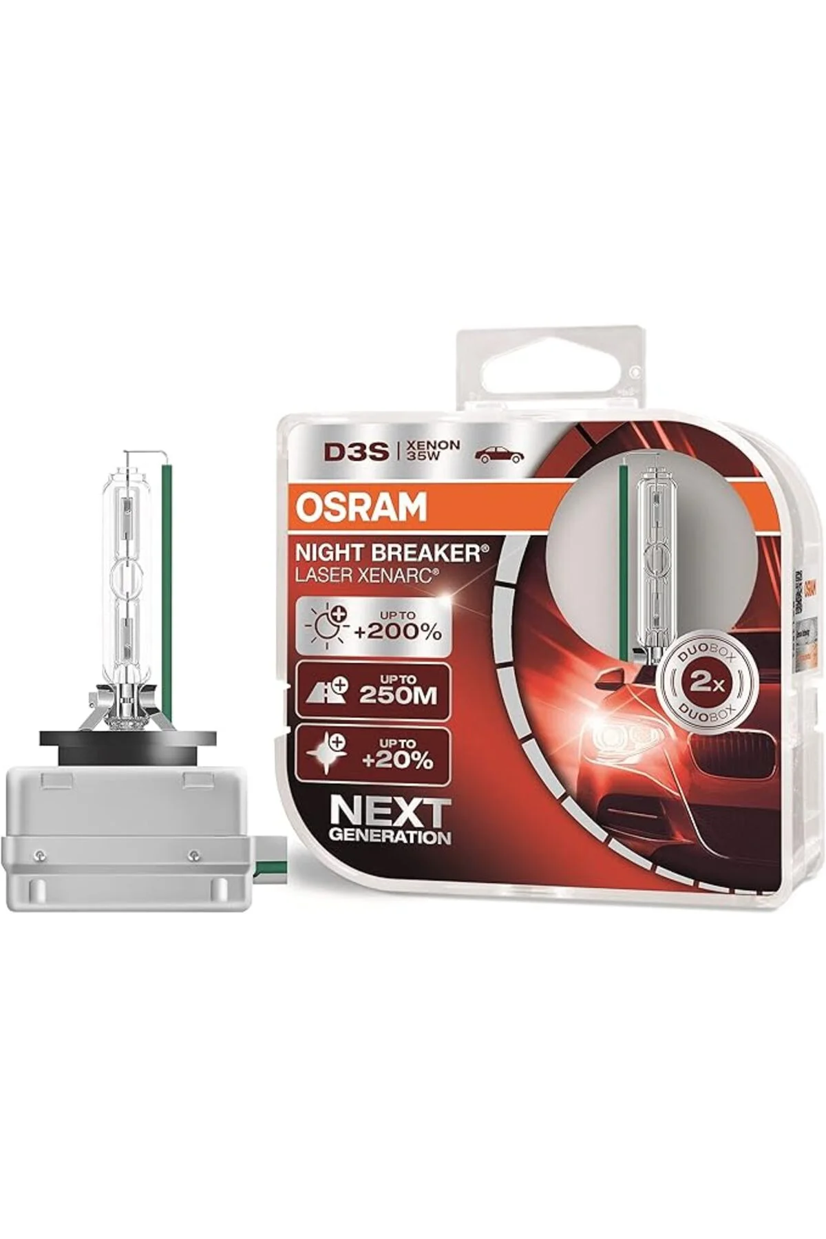 D3S Night Breaker Laser Xenon 42V 35W%200 Fazla Işık (İkili Paket) D3S Night Breaker Laser Xenon 42V 35W%200 Fazla Işık (İkili Paket)