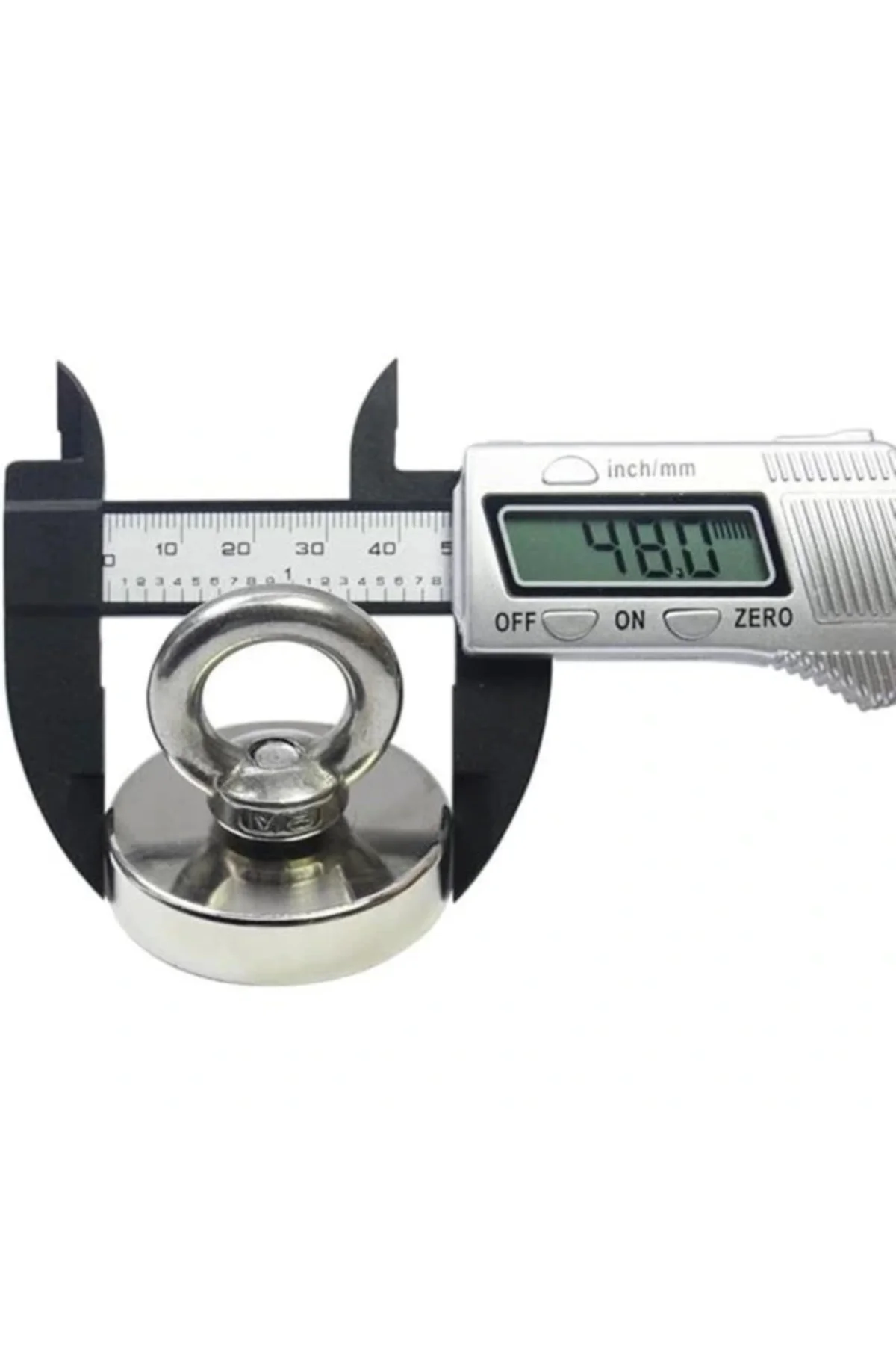 D48 Güçlü Neodyum Mıknatıs 48mm 75kg Askılı Fishing Salvage Magnet