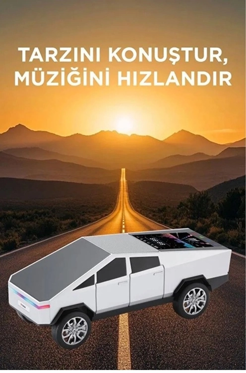 Just Cheap Store D68 Cyber Model Araba Tasarimli Bluetooth Hoparlör 15W Güçlü Ses 