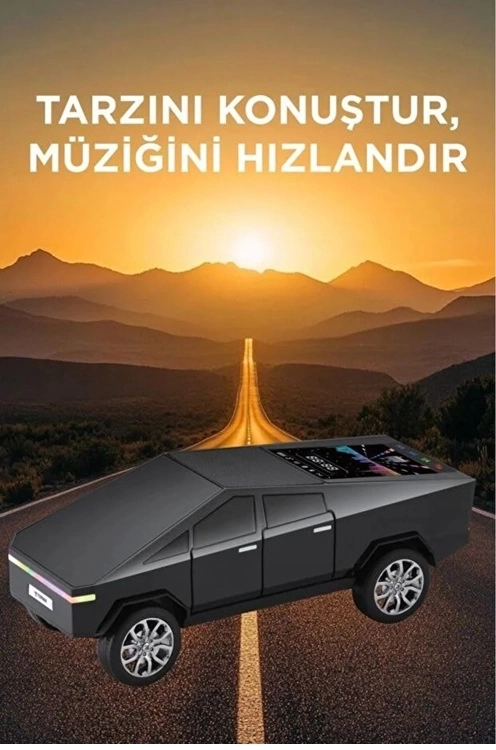 Just Cheap Store D68 Cyber Model Araba Tasarimli Bluetooth Hoparlör 15W Güçlü Ses 