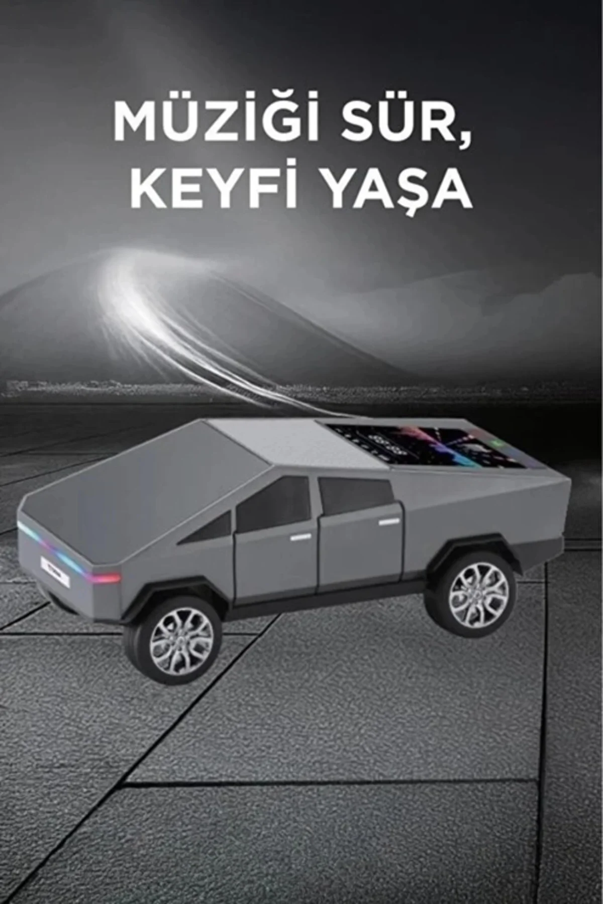 D68 Cyber Model Araba Tasarımlı Bluetooth Hoparlör 15w Güçlü Ses 