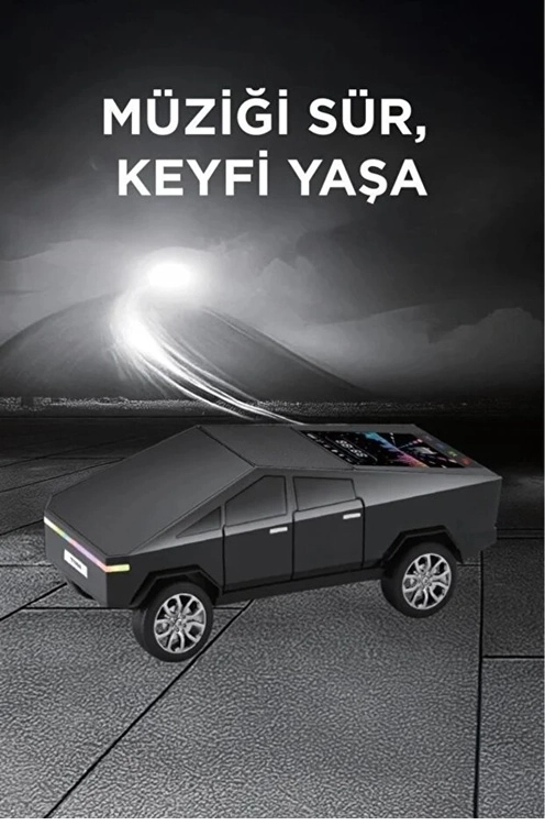 Just Cheap Store D68 Cyber Model Araba Tasarimli Bluetooth Hoparlör 15W Güçlü Ses 